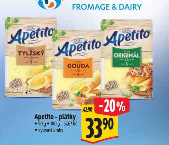 Apetito - plátky 90 g