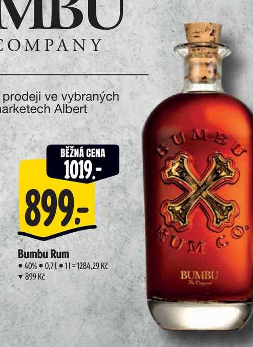  Bumbu Rum  0,7 l