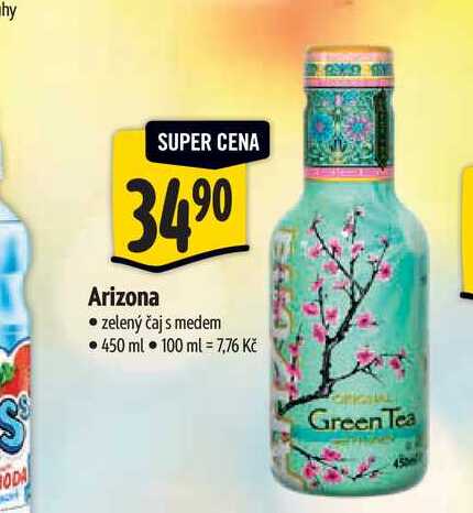  Arizona zelený čaj s medem  450 ml 