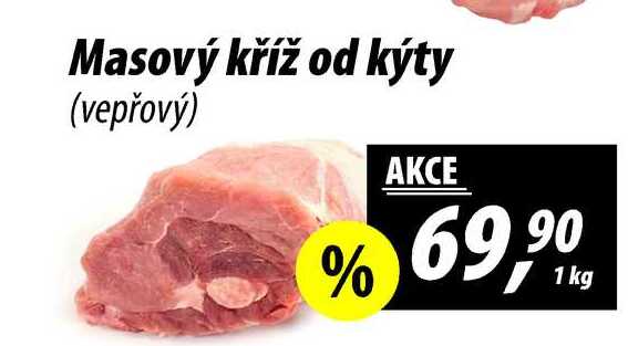 Masový kříž od kýty (vepřový), 1 kg