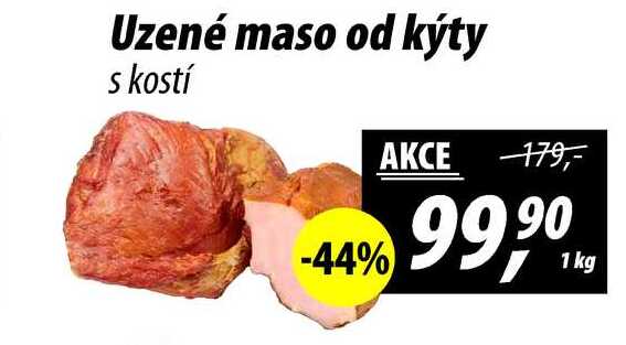 Uzené maso od kýty s kostí, 1 kg
