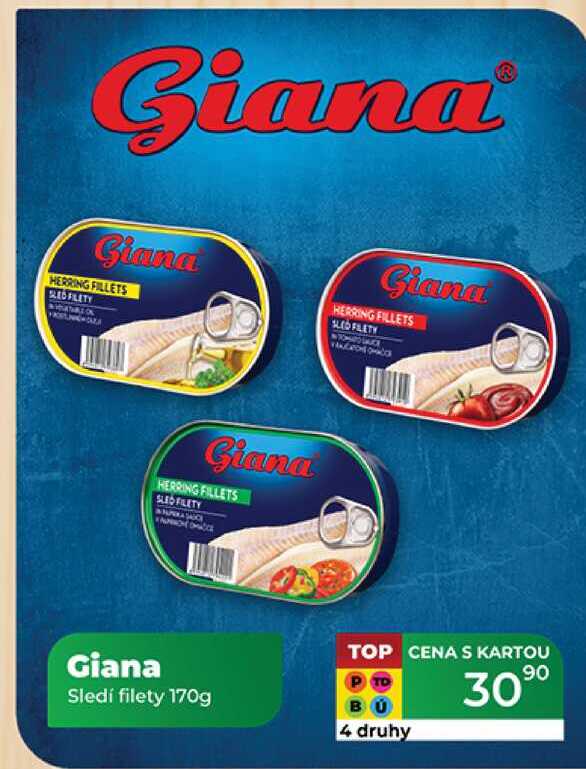Giana Sledí filety 170g 