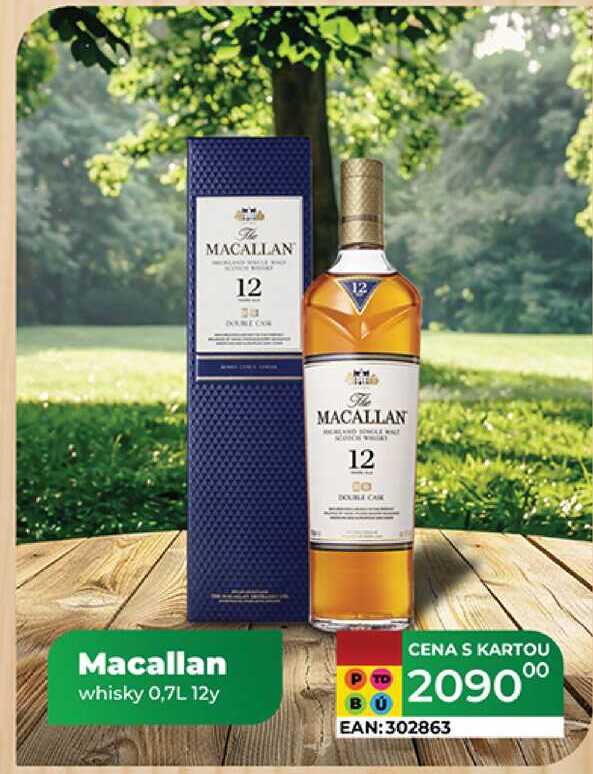 Macallan whisky 0,7L 12y  