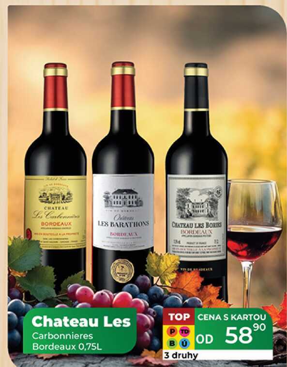 Chateau Les Carbonnieres Bordeaux 0,75L  