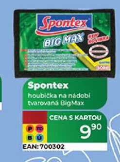 Spontex houbička na nádobí tvarovaná BigMax 