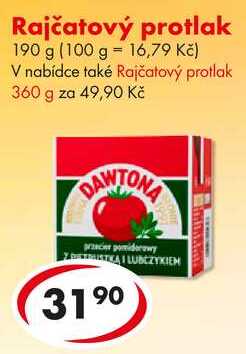 Rajčatový protlak, 190 g