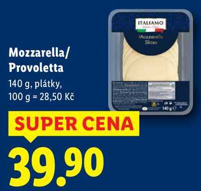 Mozzarella/Provoletta, 140 g