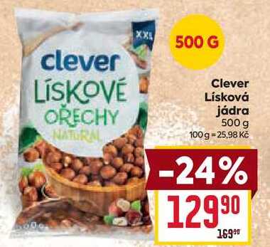 Clever Lísková jádra 500 g