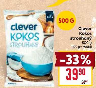 Clever Kokos strouhaný 500 g