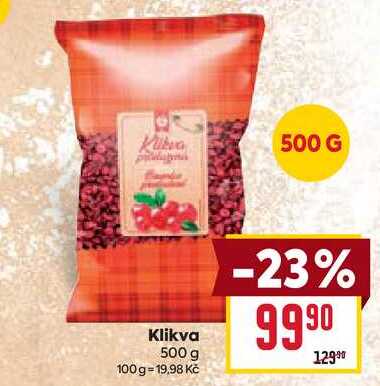 Klikva 500 g 