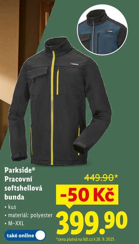 Parkside Pracovní softshellová bunda