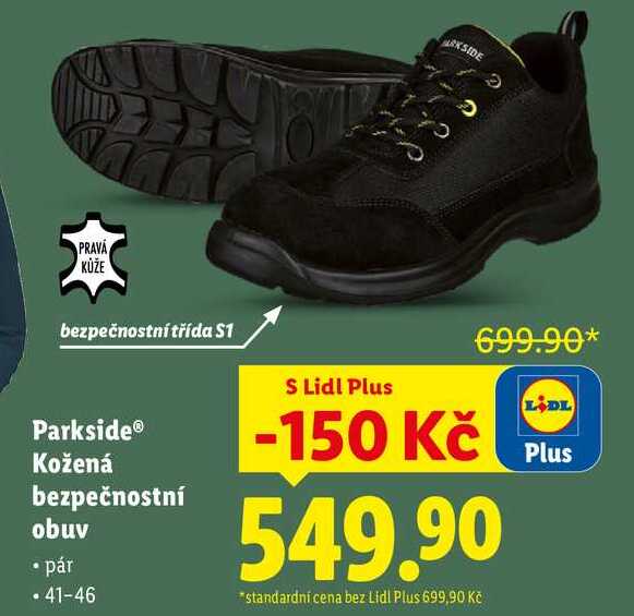 Parkside Kožená bezpečnostní obuv 