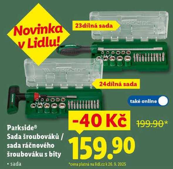 Parkside Sada šroubováků/sada ráčnového šroubováku s bity 