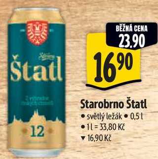 Starobrno Štatl, 0,5 l