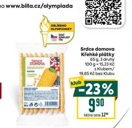 Srdce domova Křehké plátky 65 g