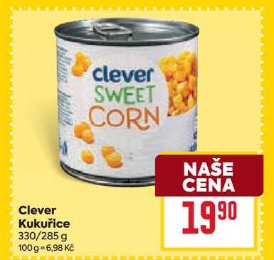 Clever Kukuřice 330/285 g 