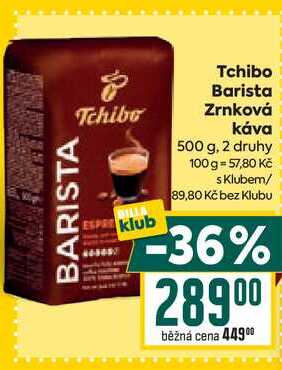 Tchibo Barista Zrnková Κάνα 500 g