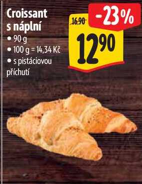 Croissant s náplní, 90 g 