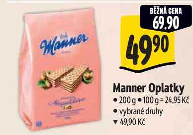 Manner Oplatky, 200 g 