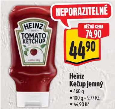 Heinz Kečup jemný, 460 g