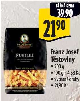 Franz Josef Těstoviny, 500 g
