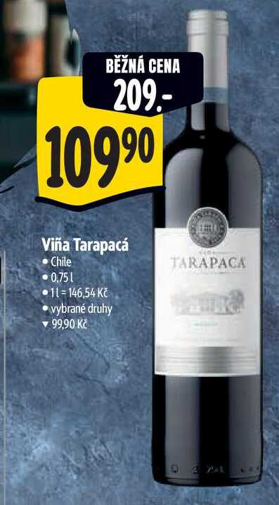Viña Tarapacá, 0,75 l