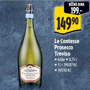 Le Contesse Prosecco Treviso, 0,75 l