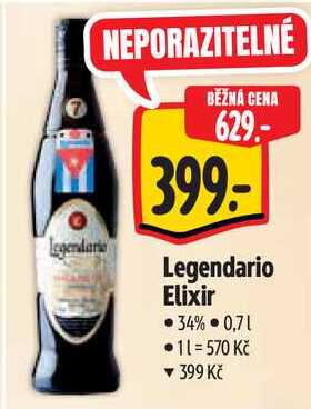 Legendario Elixir, 0,7 l