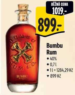 Bumbu Rum, 0,7 l