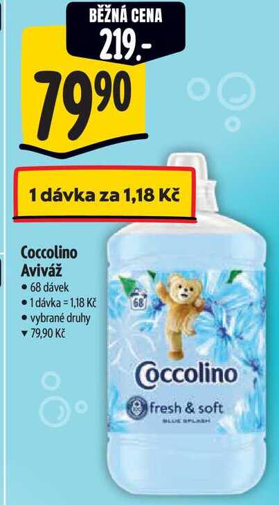 Coccolino Aviváž, 68 dávek