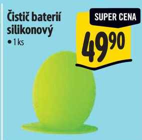 Čistič baterií silikonový