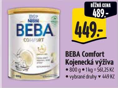 BEBA Comfort Kojenecká výživa, 800 g
