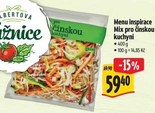 Menu inspirace Mix pro čínskou kuchyni, 400 g 