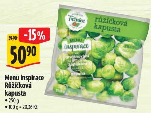 Menu inspirace Růžičková kapusta, 250 g 