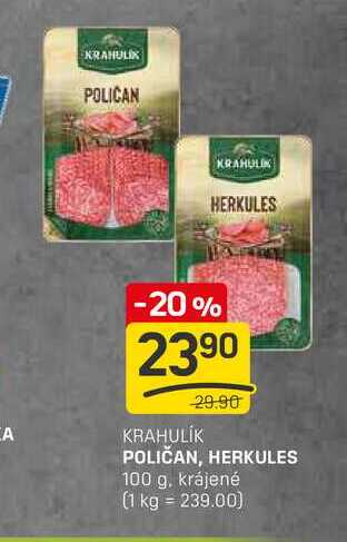 POLIČAN, HERKULES 100 g. krájené 