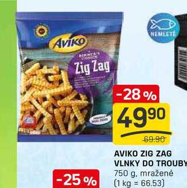 AVIKO ZIG ZAG VLNKY DO TROUBY 750 g