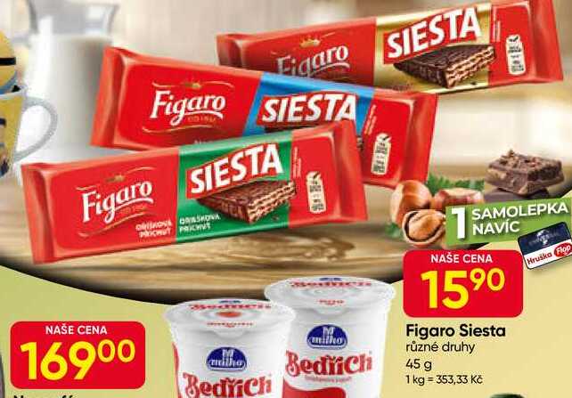 Figaro Siesta různé druhy 45 g 
