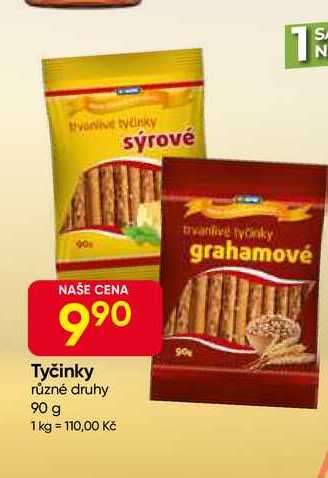 Tyčinky různé druhy 90 g 
