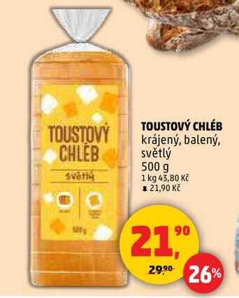 TOUSTOVÝ CHLÉB, 500 g 
