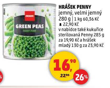 HRÁŠEK PENNY, 280 g 