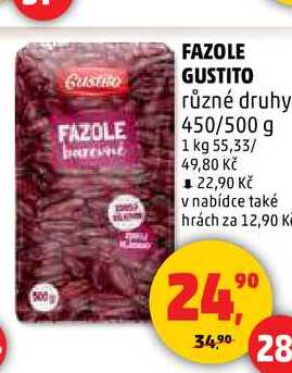 FAZOLE GUSTITO, 450 g