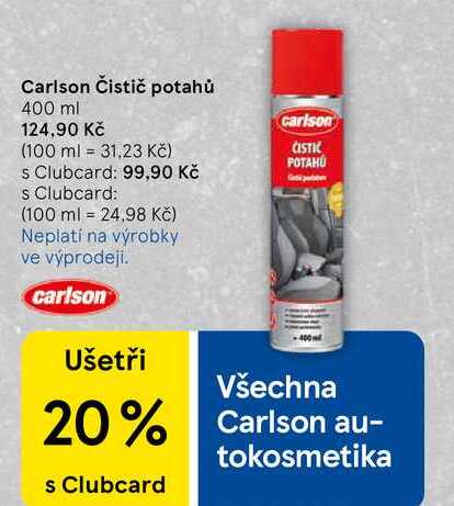Carlson Čistič potahů, 400 ml 