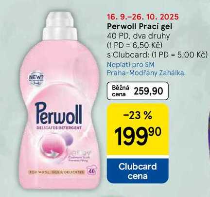 Perwoll Prací gel, 40 PD, dva druhy  