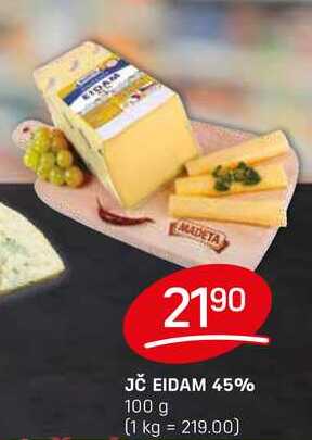 JČ EIDAM 45% 100 g 