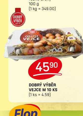 DOBRÝ VÝBĚR VEJCE M 10 KS