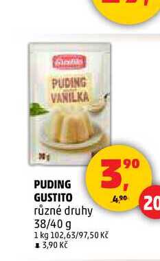 PUDING GUSTITO, 38 g