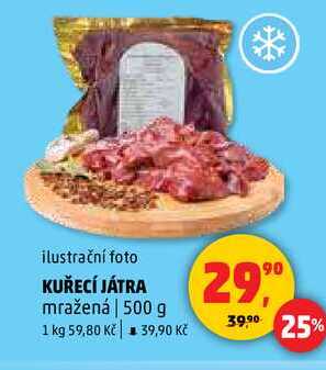 KUŘECÍ JÁTRA, 500 g 