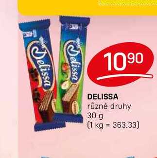 DELISSA různé druhy 30 g