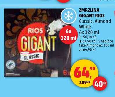 ZMRZLINA GIGANT RIOS, 6x 120 ml