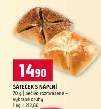 ŠÁTEČEK S NÁPLNÍ 70 g